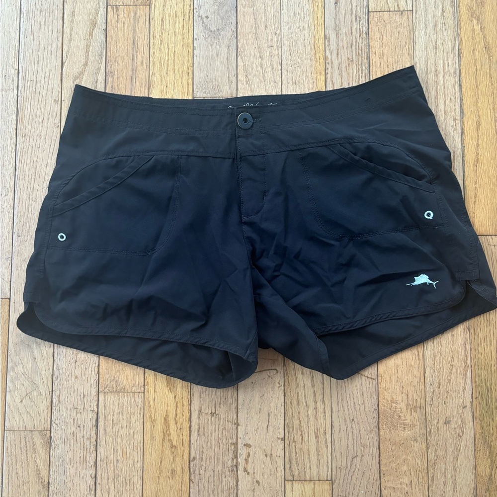 Pelagic Black Athletic Shorts for Active Comfort